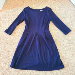 Merona Fit and Flare Navy Dress